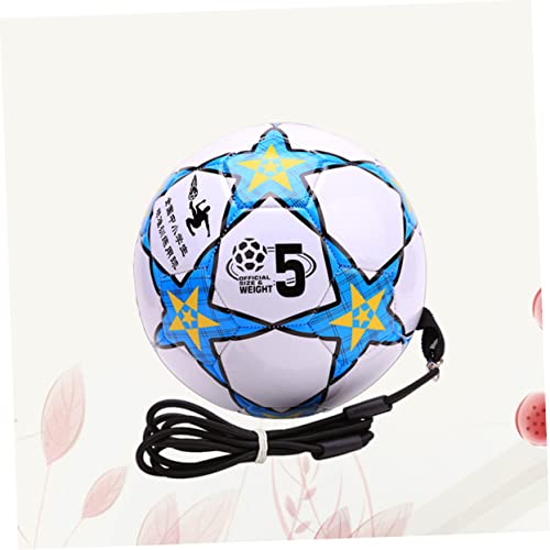 BESPORTBLE Kindgerechter Fußball Trainingsball Mit Schnur 5er Ball Für Und Schüler Ideal Für Regelmäßiges Training Im Fußballspielen Fördert Technik Und Ballgefühl