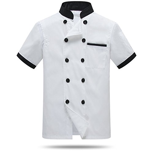 WAIWAIZUI kok jassen ober jas korte mouwen rug en onderarm mesh