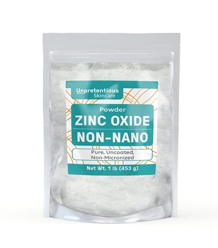 Unpretentious Non-Nano Zinc Oxide, 1 Lb, Pure & Uncoated, Convenient Resealable Bag For Storage #TOP21