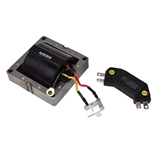 A-Team Performance - Hei Distributor 8-Cylinder Tune-Up - Kit Male Cap 65K Volt Ignition Coil (Red) #TOP6