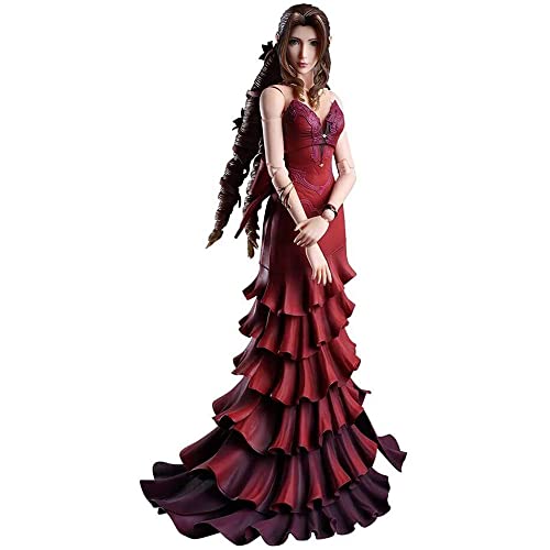 Square Enix Final Fantasy VII - Remake Play Arts Kai Aerith Gainsborough Vestido, Negro