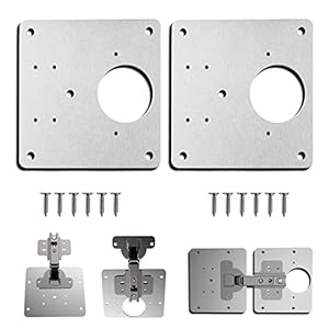 Piastra di riparazione Della Cerniere,9 x 9 cm Repair Brackets Plates,Piastre di Montaggio della Cerniera della Porta,piastra di installazione della cerniera di montaggio per cucina, armadio, mensole