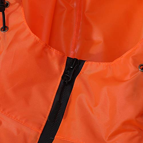 Image of salamra Rain Poncho Jacket - Hooded Waterproof Raincoat with Pocket for Women Men Adults