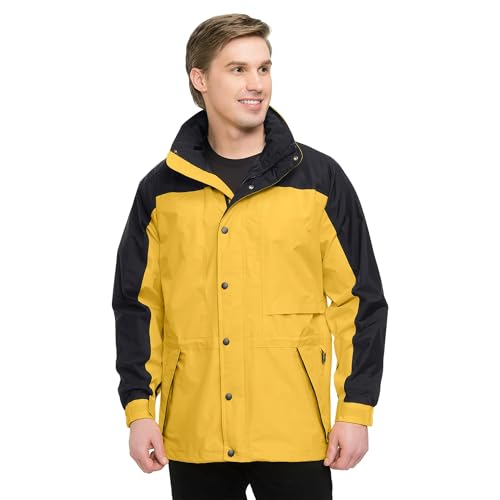 AFC Nylon Water Resistant Parka Jacket Mesh Lining 4 Colors Big & Tall Jacket