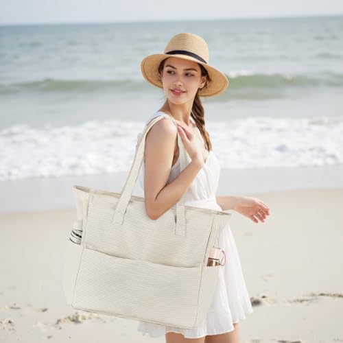 Bluboon Waterproof Tote with Wet Compartment