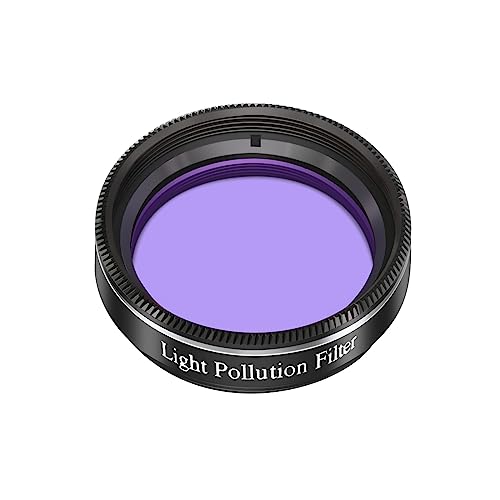 WEOOEN 1.25inch Light Pollution Filter for Telescope, Perfect for Viewing Moon and Planets, Metal Cell and Optical Glass