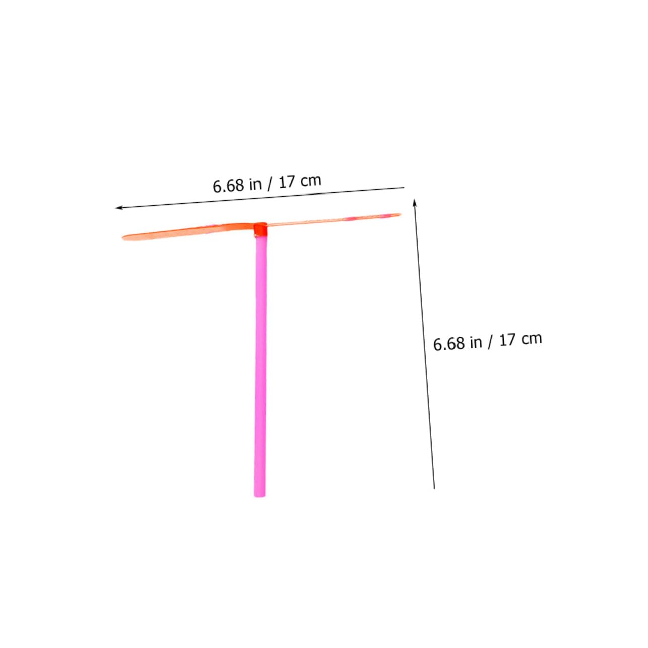 Generic Flying Toy Bamboo Dragonfly for Boys and Girls Rotating Toys Party Favors Random Color