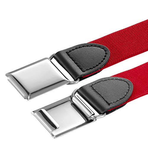 Buyless Fashion Kids Toddlers Baby Adjustable Elastic Dress Stretch Belt with Silver Buckle2