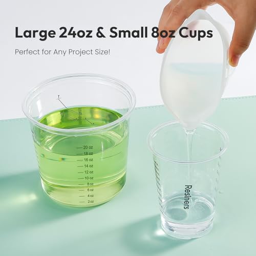 Resiners Epoxy Measuring Cups, 50PCS Resin Mixing Cups Set with Sticks - image 3