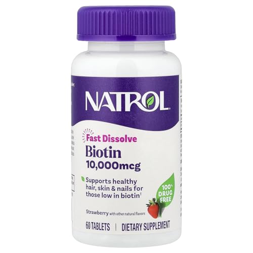 Natrol Biotin 10000mcg Fast Dissolve Tablets