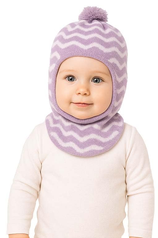 Woolen Monkey Beanie Cap for Babies – Soft & Warm Winter Cap for Baby Boys & Girls