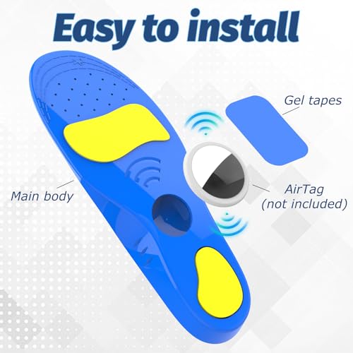Plantillas para AirTag para niños y adultos, azul miniatura 4