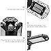 VILLCASE 40w Deformable Folding Garage Lamp Industrial Mining Light Indoor Warehouse Lighting Tool with Screw Base Black