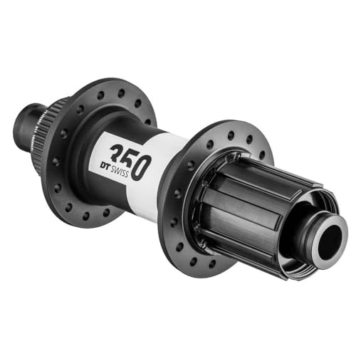 Moyeu VTT DT Swiss 350 argent 142x12 axe arrière pour roue de rechange