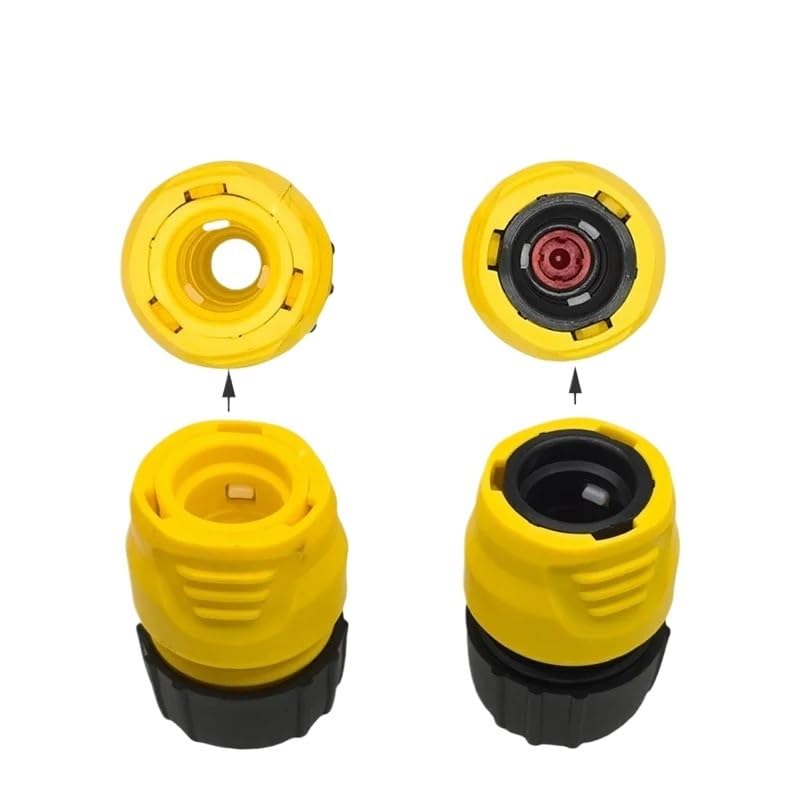Kit giunto di arresto dell'acqua per tubo da giardino Karcher 3/4 in rubinetto flessibile resistente alle pieghe 9,84 piedi