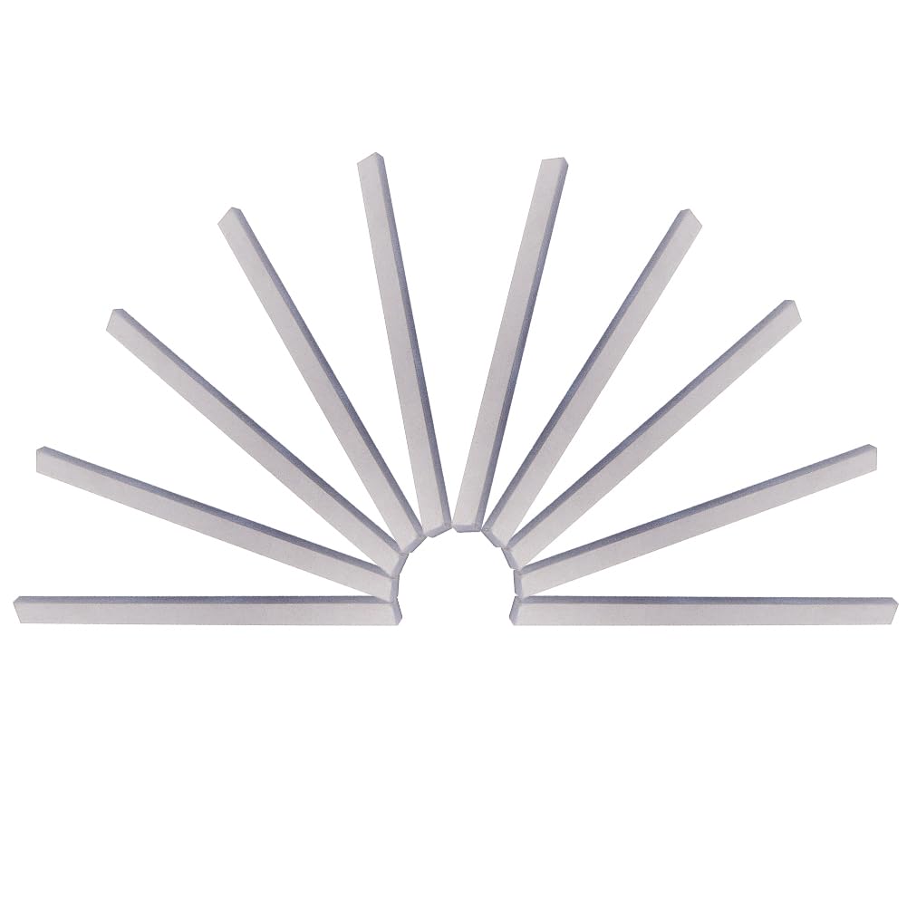 BENECREAT 10 Pcs 100mm/3.94inch Titanium Clamps for Soldering, 6mm Width Platinum Titanium Soldering Strips for Soldering Jewelry, Electronics and Crafts