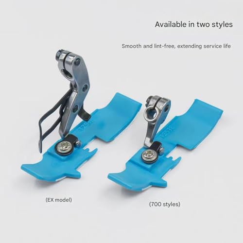 2 Piezas Pie Prensatelas Overlock para Máquina de Coser miniatura 5