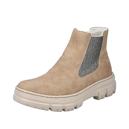 Rieker Damen Stiefel Z7465-60 beige Gr. 43