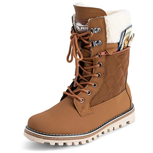 POLAR Womens Memory Foam Snow Boots