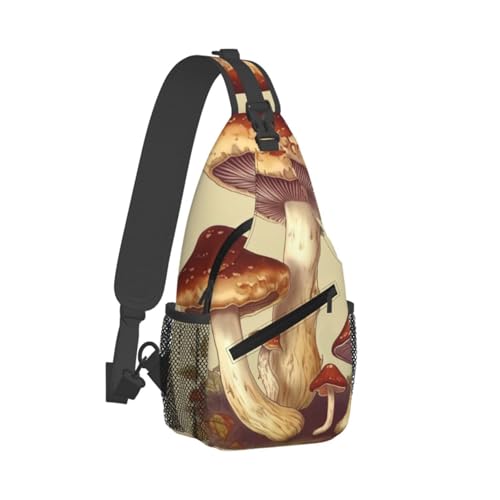 Bolso de Pecho Cruzado para Hombre Vintage Negro miniatura 2