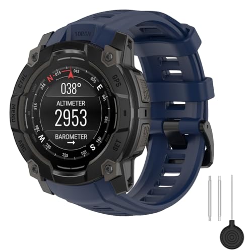 Correa para Garmin Instinct 3 de silicona ajustable 45mm miniatura 1