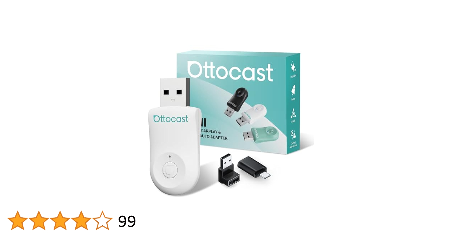 OTTOCAST MINI ワイヤレス 新品 黒 楽天市場】オットキャストミニ OTTOCAST MINIワイヤレスCarPlay