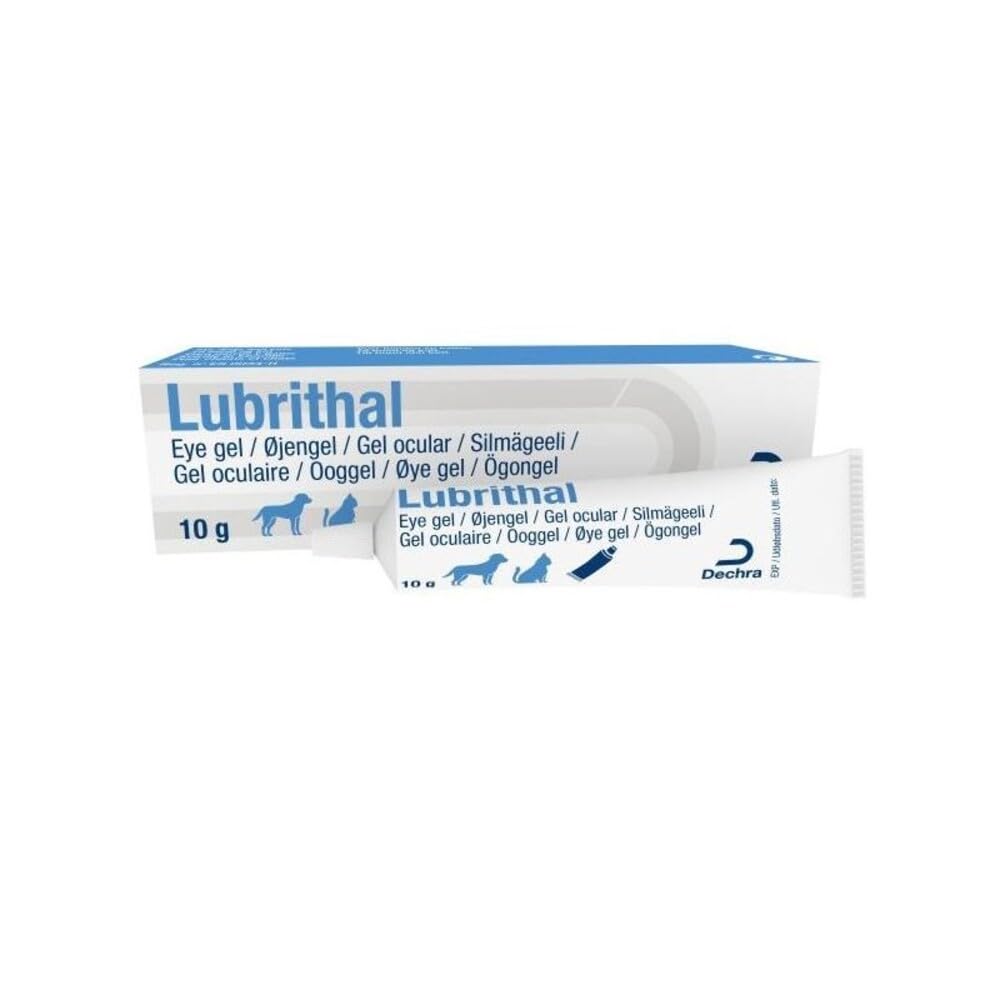 Dechra Lubrithal Gel Ocular Humectante para Perros y Gatos - 10 gr