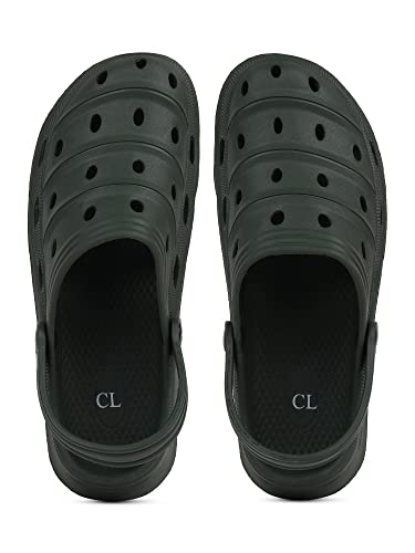 Image of Carlton London Men's Solid Comfortable Clogs with Backstrap
