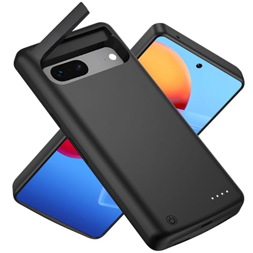 Durata della batteria extra del 200% e protezione a 360 gradi: custodia con batteria integrata da 10000 mAh, raddoppia notevolmente la durata della batteria del telefono, ricarica il telefono ovunque e in qualsiasi momento senza preoccuparsi che il telefono muoia. Custodia con batteria intelligente con lunette rialzate e fodera interna, protegge il telefono da graffi o cadute quotidiane. E il chip intelligente integrato protegge il telefono da surriscaldamento, cortocircuito e sovraccarico.