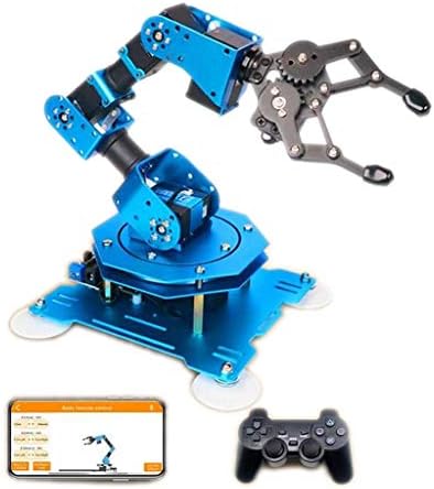 XArm 1S Intelligent Mechanical Arm, 5DOF Programmable Robotic Arm with Wireless/Wired Mouse Control, High-Tech Toys,Parts