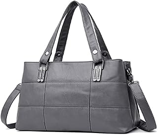 Sacmill Handbags for Ladies Top Handle Leather Shoulder Crossbody Bags Womens Tote Messenger Designer Purses
