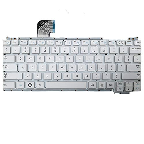 Clavier Samsung NC210 NP-NC215 blanc US de rechange pour netbook et PC portable