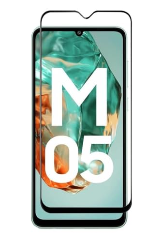 Image of 100FIT Tempered Glass For Samsung Galaxy M05, A05 5G With Full Glue Edge-to-Edge Protector And Easy Installation Kit