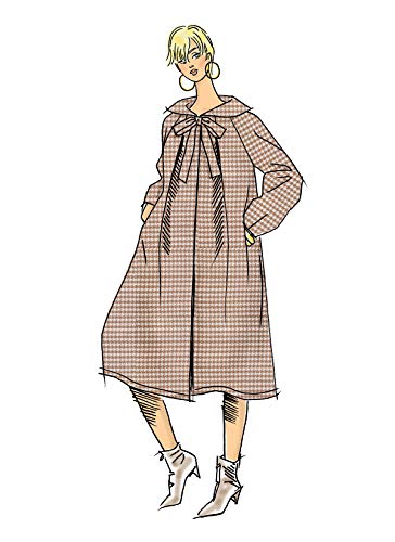 Vogue V9340Y Very Easy Women's Hooded Coat Sewing Patterns, Sizes 4-14 #TOP3