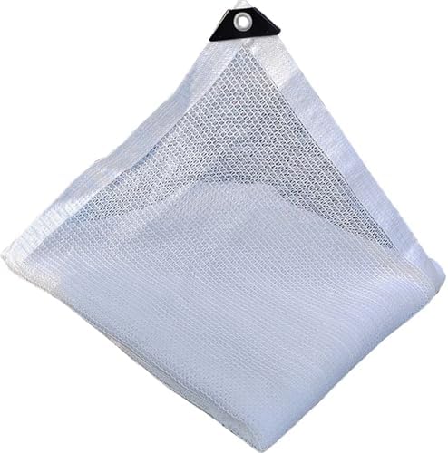 White Shade Netting for Gardens 50% Sun Protection Grommeted Privacy Fence Screen for Plant Protection in Greenhouses Sizes: 1x2m 2x2m 2x3m 4x5m 2x6m