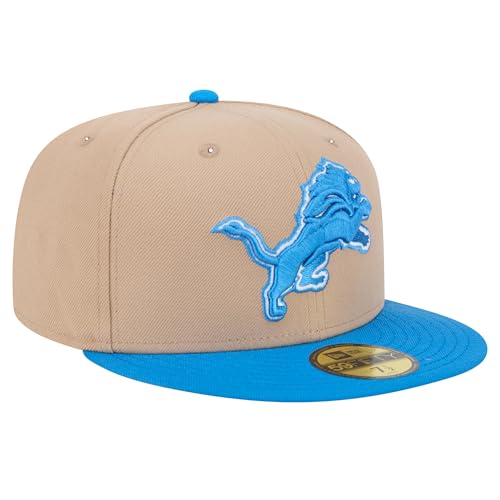 Gorra New Era para hombre Logo Detroit Lions 59FIFTY miniatura 3