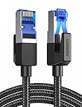 UGREEN Ethernet Cable 1M, Cat 8 Internet Cable High-Speed 40Gbps 2000MHz RJ45 LAN Cable, F/FTP POE Network Cable Compatible with Xbox/Switch/PS5/WiFi Extender/Router/Modem Patch Panel