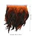 Healifty adorno de flecos de plumas de gallo para decoración artesanal de...
