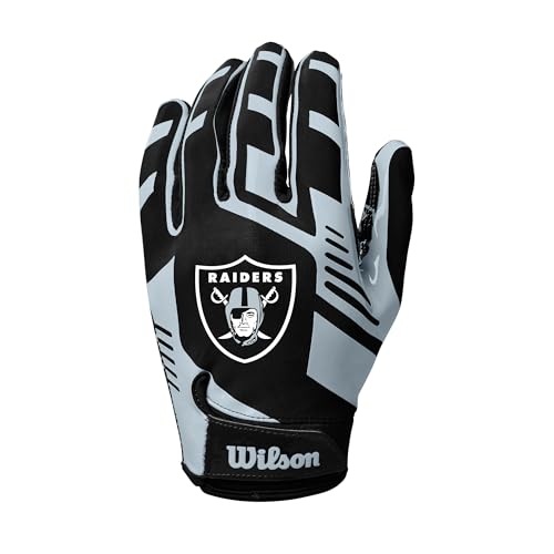 Image of Wilson NFL Stretch Fit Football Gloves - Youth and Adult Sizes