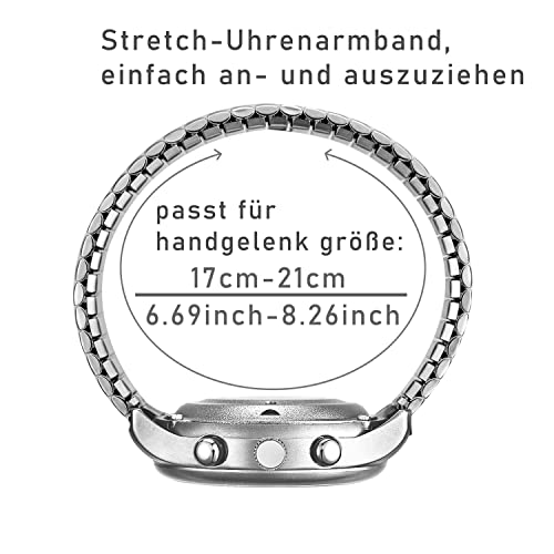 Sprechende Armbanduhr Hearkent für Damen mit DCF Zeitsignal