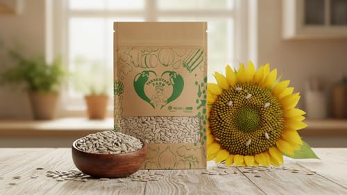 Image of Parshutara Farm Sunflower Seeds 200g | 100% Natural & Raw Surajmukhi Beej | High Protein & Fiber | Healthy Snack for Eating & Roasting