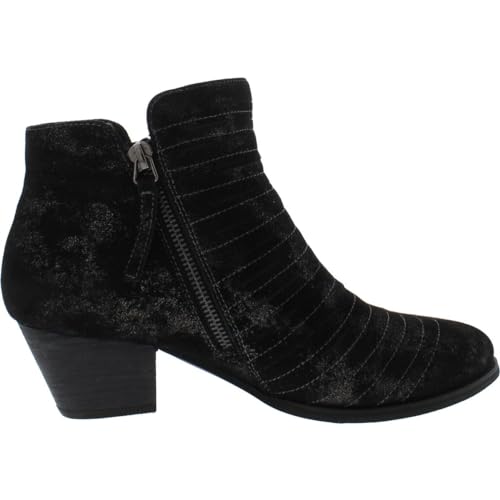 David Tate Womens Bellview Suede Embroidered Ankle Boots2