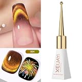 Lakier do paznokci UV Cat Eye, 4 kolory, żelowy lakier do paznokci UV, półpermanentne kocie oko, magnetyczny żel do paznokci dla początkujących, "zrób to sam", manicure do salonu manicure, 10 ml