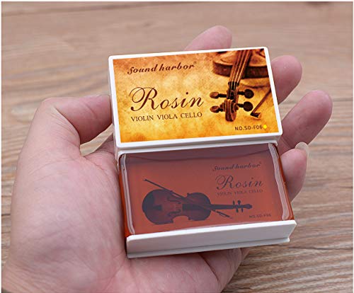 Rosin Violin Rosin 2 Pack Big Size Rosin Low Dust Natural Rosin For Violin Cello Viola Bows (Brown) #TOP2