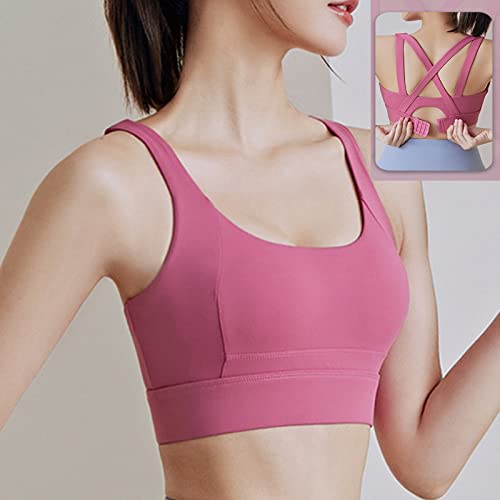 Tawop Full Coverage Wirefree Racerback Sports Bras for Women