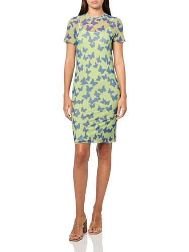 Robe décontractée femme HUGO imprimée la mini robe bodycon en mesh stretch