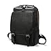 WJPTL Reisen Männer Pu. Leder Rucksack Vintage 15 Zoll Laptop Bookbag Handtasche Rucksack Casual School College Business Travel Daypack Frauen (Color : Black, Größe : One Size)