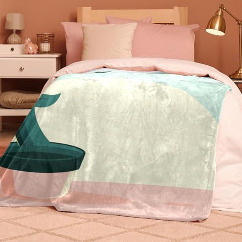 Couverture polaire drôle de plante plaid doux 150x130 - 8