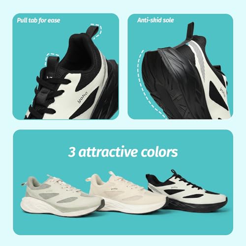 Image of YOHO Tempo Sports Shoes for Men | Stylish & Lightweight Sneaker for Man /Boys | Casual Shoe for Walking, Running, Gym & Everyday Use - 906