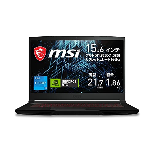 Amazon.co.jp: 【RTX3050搭載・薄型軽量】MSIゲーミングノートPC GF63